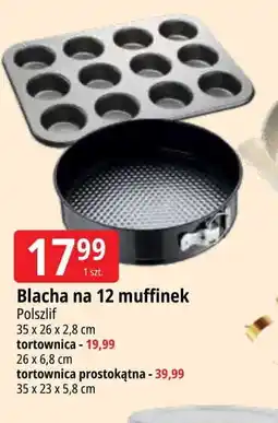 E.Leclerc Blacha na 12 muffinek 35 x 26 2.8 cm Polszlif oferta