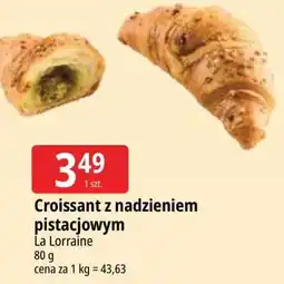 E.Leclerc Croissant maślany z nadzieniem pistacjowym La Lorraine oferta