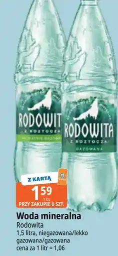 E.Leclerc Woda delikatnie gazowana Rodowita Z Roztocza oferta