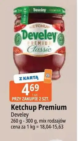 E.Leclerc Ketchup premium classic Develey oferta
