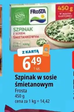 E.Leclerc Szpinak z sosem śmietanowym Frosta oferta