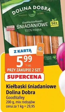 E.Leclerc Kiełbaski śniadaniowe Dolina Dobra oferta