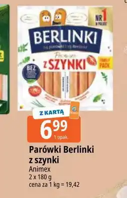 E.Leclerc Parówki z szynki Morliny Berlinki oferta