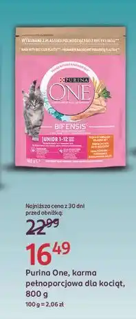 Rossmann Karma dla kota junior Purina One oferta