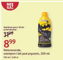 Rossmann Szampon i żel pod prysznic batman Naturaverde oferta