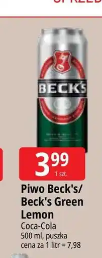 E.Leclerc Piwo Beck's Green Lemon oferta