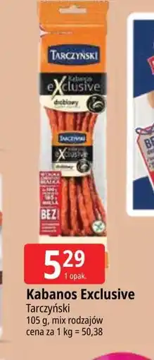 E.Leclerc Kabanosy drobiowe Tarczyński Exclusive oferta