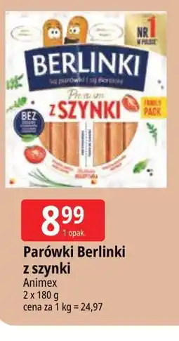 E.Leclerc Parówki z szynki Morliny Berlinki oferta