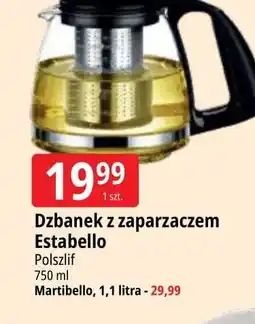 E.Leclerc Dzbanek z zaparzaczem martibello 1.1 l Polszlif oferta