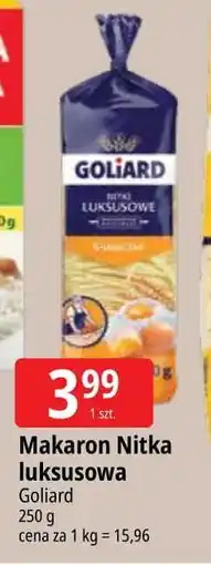E.Leclerc Makaron nitka swojska Goliard oferta