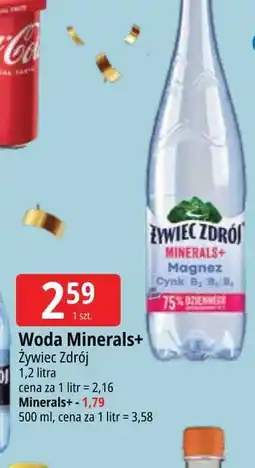 E.Leclerc Woda lekko gazowana Żywiec Zdrój Minerals+ oferta