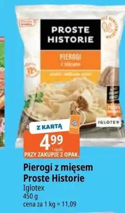E.Leclerc Pierogi z mięsem Iglotex Proste Historie oferta