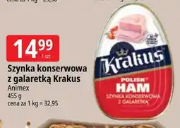 E.Leclerc Szynka konserwowa Krakus Animex oferta