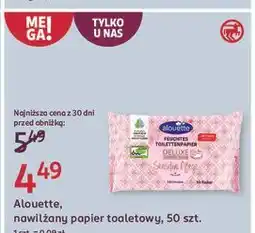 Rossmann Papier toaletowy nawilżany Alouette oferta