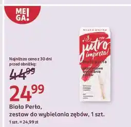 Rossmann Zestaw do wybielania zębów jutro impreza: pasta 30 ml + żel 8 Biała Perła oferta