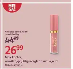 Rossmann Błyszczyk do ust Max Factor 2000 Calorie Lip Glaze oferta