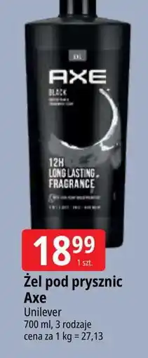 E.Leclerc Żel pod prysznic Axe Black oferta