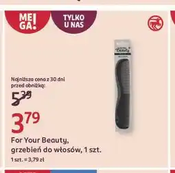 Rossmann Grzebień do włosów For Your Beauty oferta