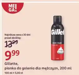 Rossmann Pianka do golenia klasyczna Gillette Foam oferta