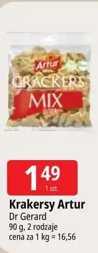 E.Leclerc Krakersy solone mix Artur oferta