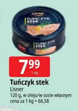 E.Leclerc Tuńczyk stek z kroplą sosu własnego Lisner oferta