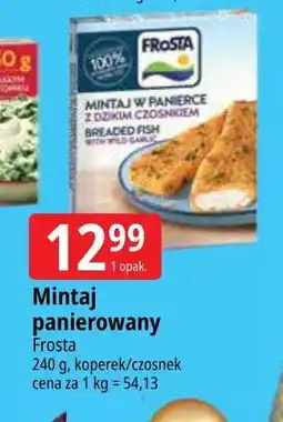 E.Leclerc Mintaj w panierce z koperkiem Frosta oferta
