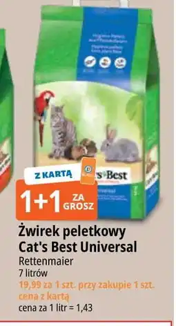 E.Leclerc Żwirek drewniany uniwersalny Cat's Best oferta