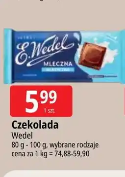 E.Leclerc Czekolada mleczna E. Wedel oferta