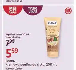 Rossmann Peeling kremowy lovely coco Isana oferta