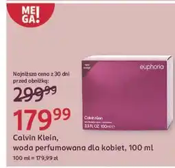 Rossmann Woda perfumowana Calvin Klein Euphoria Woman oferta