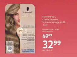 Rossmann Farma do włosów 8-16 Schwarzkopf Creme Supreme oferta