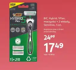 Rossmann Maszynka + 2 wkłady Bic Flex 5 Hybrid Sensitive oferta