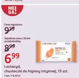 Rossmann Chusteczki do higieny intymnej Lactacyd Femina oferta