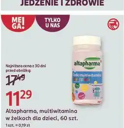 Rossmann Żelki dla dzieci Altapharma oferta