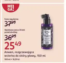 Rossmann Ziołowa wcierka rozgrzewająca Anwen Grow Me Tender oferta