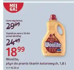 Rossmann Płyn do prania mix colors Woolite Keratin oferta