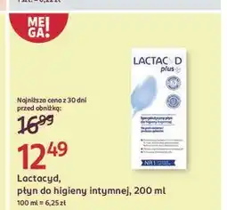 Rossmann Płyn ginekologiczny do higieny intymnej na podrażnienia i upławy Lactacyd Plus oferta