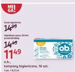 Rossmann Tampony normal O.b. Procomfort oferta
