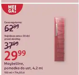 Rossmann Pomadka w płynie do ust 20 coy Maybelline Superstay Vinyl Ink oferta