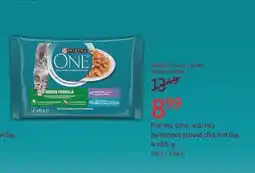 Rossmann Karma dla kota indoor formula cielęcina z marchewką + tuńczyk zieloną fasolką Purina One oferta