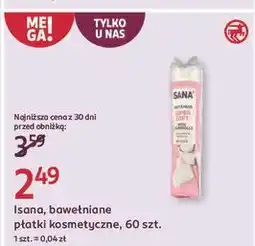 Rossmann Płatki kosmetyczne Isana oferta