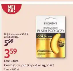 Rossmann Płatki pod oczy gold microparticles Exclusive Professional oferta