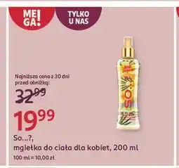 Rossmann Mgiełka do ciała So...? Bali Breeze oferta