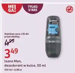 Rossmann Dezodorant fresh Isana For Men oferta
