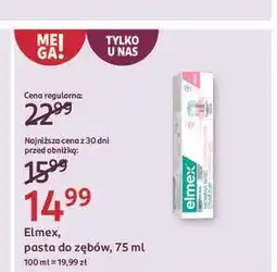 Rossmann Pasta do zębów complete protection Elmex Sensitive Plus oferta