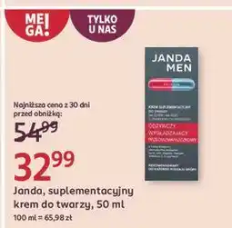 Rossmann Krem suplementacyjny do twarzy Janda oferta
