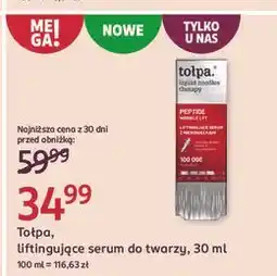 Rossmann Liftingujące serum do twarzy Tołpa Liquid Needles Therapy oferta