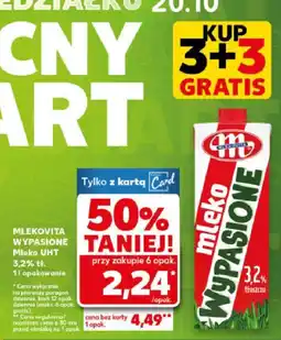 Kaufland Mleko UHT 3,2% Mlekovita oferta