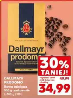 Kaufland Kawa mielona Prodomo Dallmayr oferta