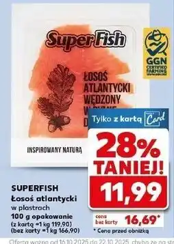 Kaufland Łosoś atlantycki wędzony w dymie dębowym Superfish oferta